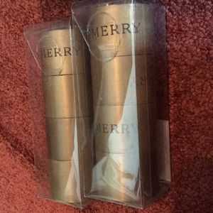 New Threshold Be Merry Napkin Rings